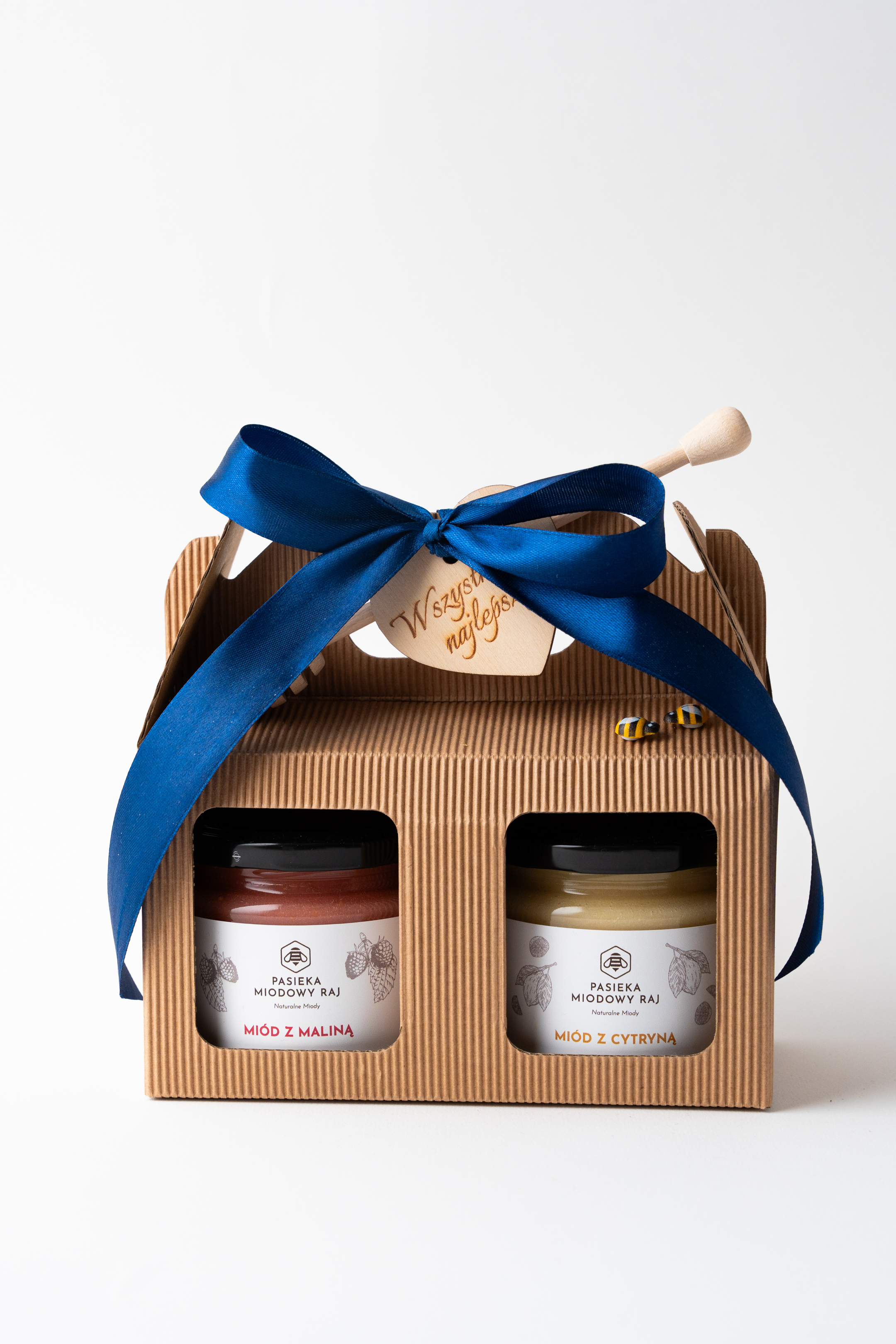Miód z Maliną i Miód z cytryną mały zestaw